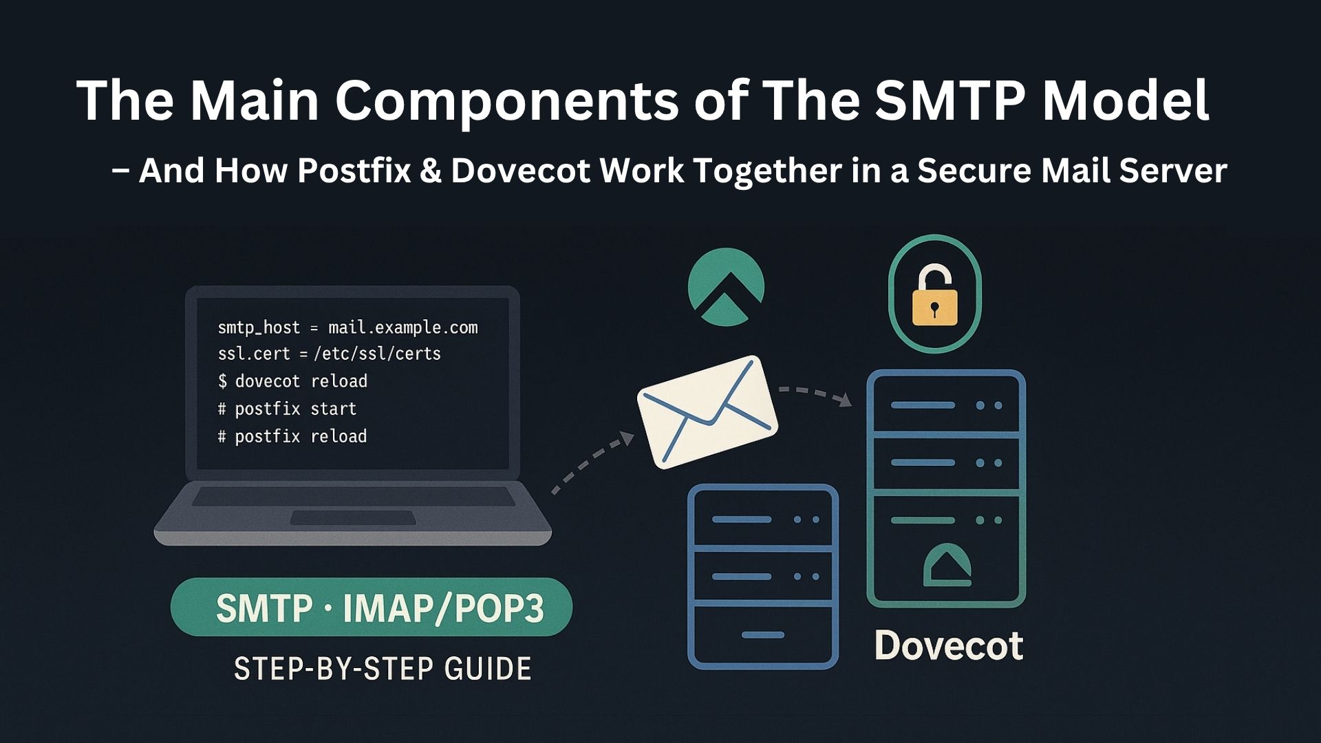 Understanding the Main Components of the SMTP Model – And How Postfix & Dovecot Work Together in a Secure Mail Server